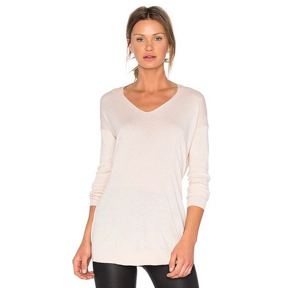 Vimmia NWT Shavasana Reversible Sweater In Peach - Picture 1 of 9